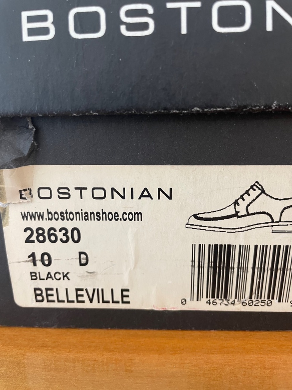 Bostonian Belleville Men's Black Oxfords